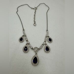 Vintage Carolee Sapphire Necklace #16SN